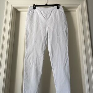 Versona White Stretch Ankle Pants